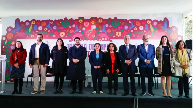 Clara Brugada en la inauguración