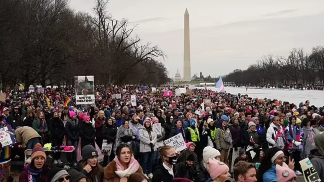 El día de hoy se registraron protestas en contra de Donald Trump