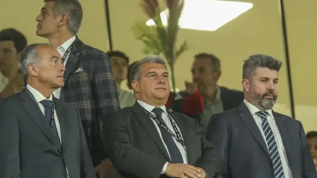 Joan Laporta sobre el arbitraje ante el Getafe: “El arbitraje en el partido fue una vergüenza” 