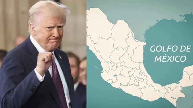 Presidente Donald Trump insiste en cambiarle el nombre al Golfo de México