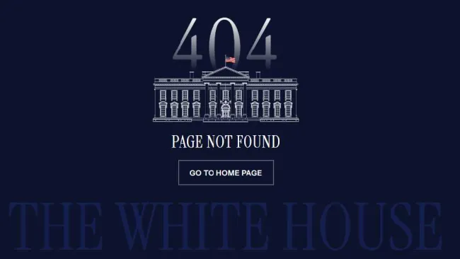 Cierran página y redes en español de la Casa Blanca por orden de Trump 