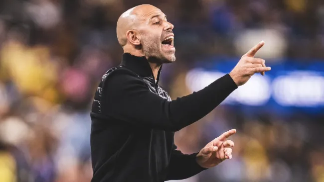 Javier Mascherano sobre seña de Messi