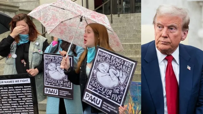 Donald Trump indultará a manifestantes pro-vidas arrestados por manifestarse en un centro de aborto