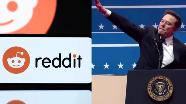 Reddit en contra de Musk por saludo Nazi
