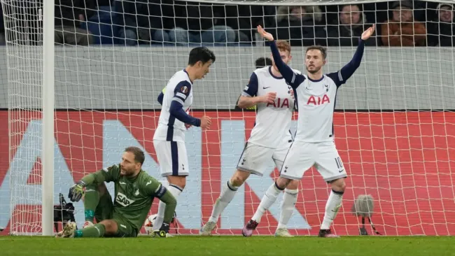 Tottenham se acerca a la clasificación directa de Europa League tras vencer a Hoffenheim