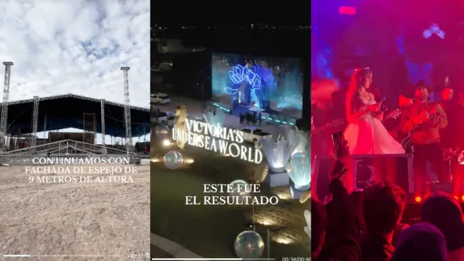 El evento se realizó en un enorme terreno en Coahuila.