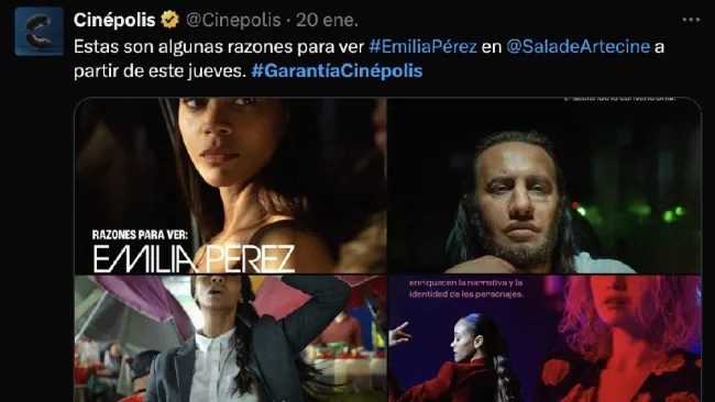 La cadena de cines aseguraba que te daban otro boleto si no te gustaba la cinta.