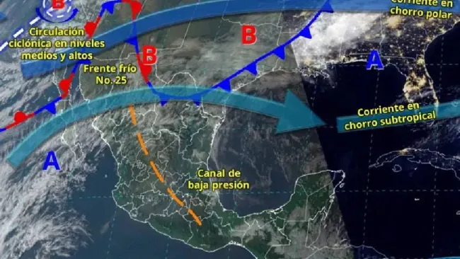  ¡Clima en México para el lunes 27 de enero de 2025!