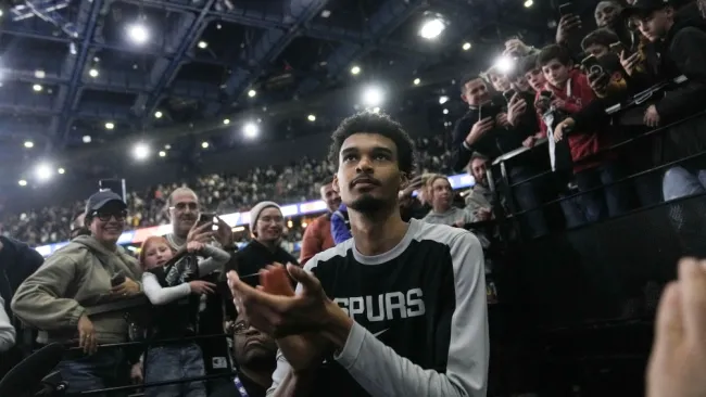 Wembanyama sobre los partidos de los Spurs en París: "Fue increíble"