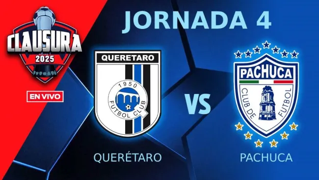 Querétaro vs Pachuca EN VIVO Liga MX Clausura 2025 Jornada 4