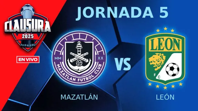 Mazatlán vs León EN VIVO Liga MX Clausura 2025 Jornada 5