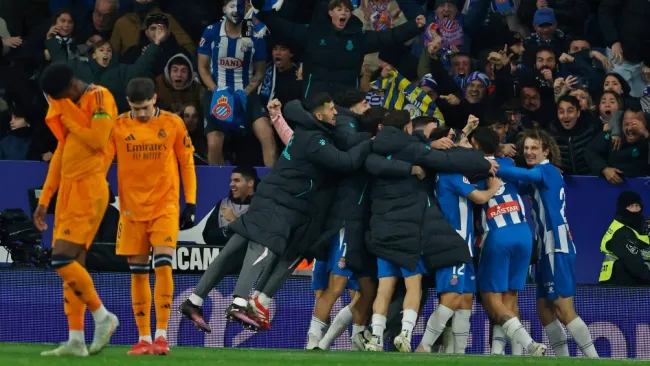 ¡Batacazo! Espanyol vence al Real Madrid en los últimos minutos del partido 