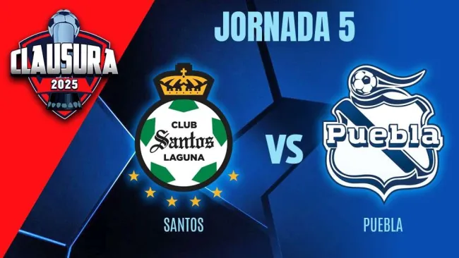Santos vs Puebla: ¿Cuándo y dónde ver el partido de la Jornada 5 del Clausura 2025?