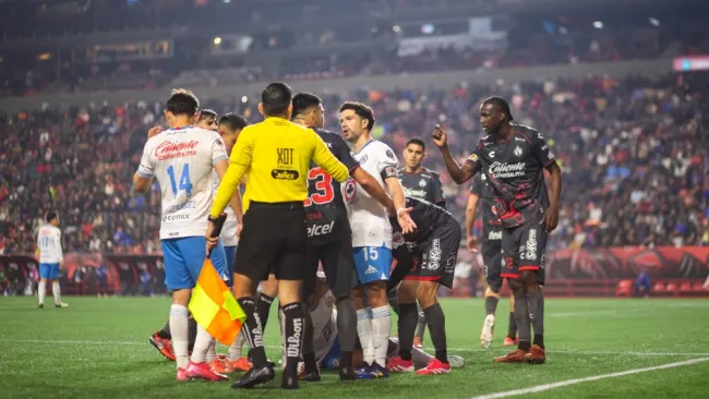 ¡Polémica! VAR invalida gol del empate de Tijuana ante Cruz Azul