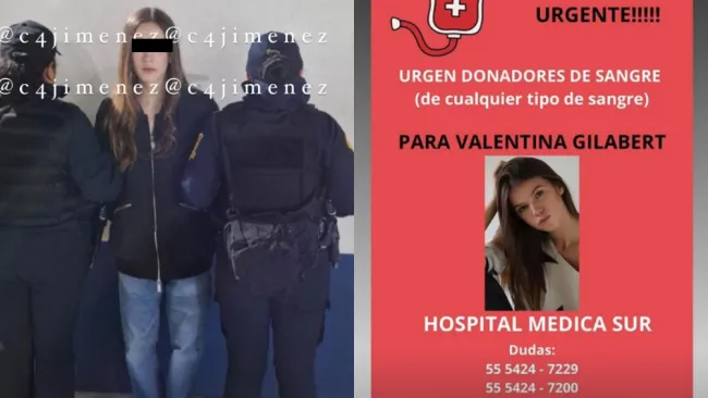 La modelo tuvo que ser llevaba a un hospital tras el ataque que sufrió.