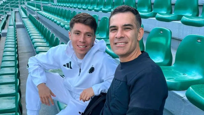 Rafael Márquez visita a Rodrigo Huescas en Dinamarca