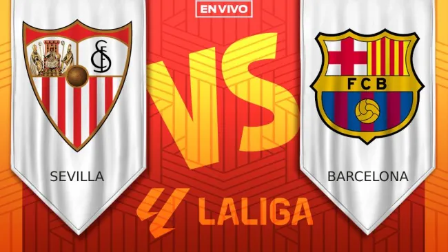 Sevilla vs Barcelona EN VIVO LaLiga Jornada 23