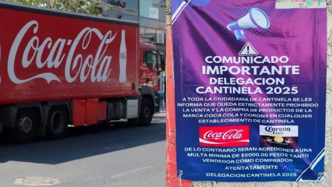 Prohíben compra y venta de Coca-Cola en municipio de México ¡La multa será de 5 mil pesos!