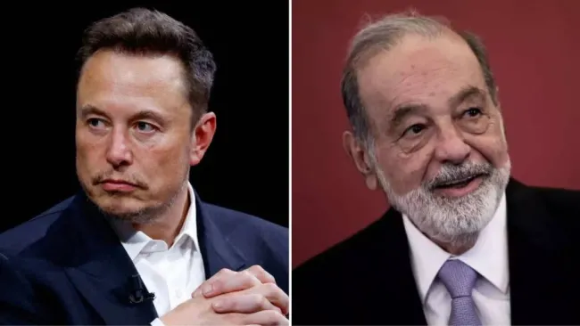 Carlos Slim lanza apuesta de 1 dólar a Elon Musk sobre que no llegará a Marte en 2028
