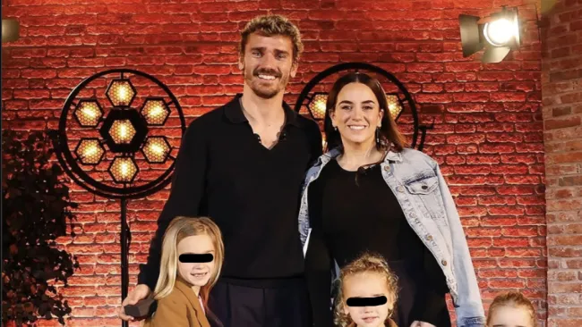 ¡Al filo de la butaca! Hijo de Antoine Griezmann fue captado apoyando a su padre durante el Derbi Madrileño