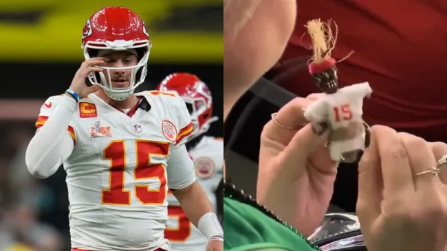 Patrick Mahomes sufre de ‘brujería voodoo’ durante el Super Bowl LIX