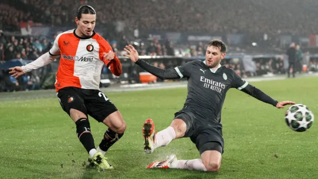 AC Milan cae en su visita a Feyenoord en Champions League