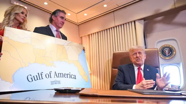 Donald Trump puso la etiqueta del Golfo de América