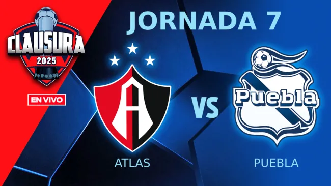 Atlas vs Puebla EN VIVO Liga MX Jornada 7 Clausura 2025