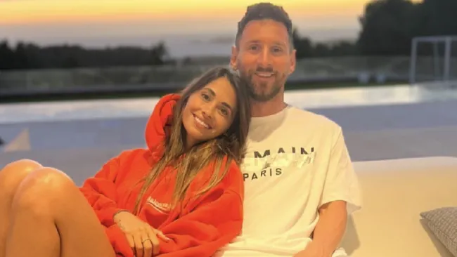 Messi protagoniza momento romántico