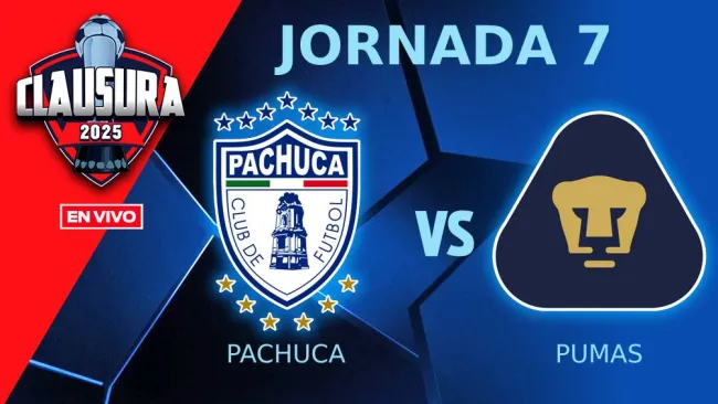 Pachuca vs Pumas EN VIVO Liga MX Clausura 2025 Jornada 7