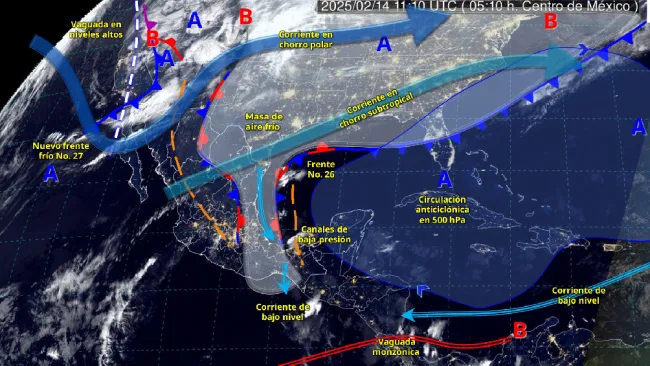 La mayoría de los estados se verán afectados con los cambios de clima.