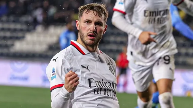 Giménez con el Milan