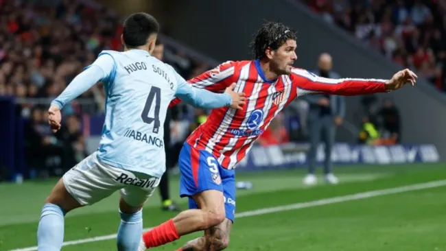 ¡Se les fue el liderato! Atlético de Madrid rescató el empate sobre la hora ante el Celta de Vigo 