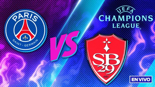 PSG vs Stade Brestois EN VIVO Playoffs Vuelta UEFA Champions League