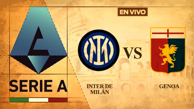 Inter de Milán vs Genoa EN VIVO Serie A Jornada 26