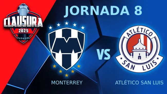 Monterrey vs Atlético de San Luis: ¿Dónde ver la Jornada 8 de la Liga MX?
