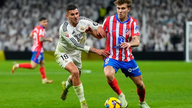 Atlético de Madrid calienta el Derbi contra Real Madrid