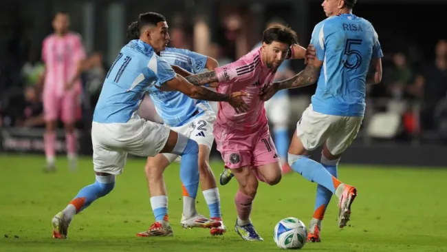 Con dos asistencias de Lionel Messi, Inter de Miami saca el empate ante New York FC