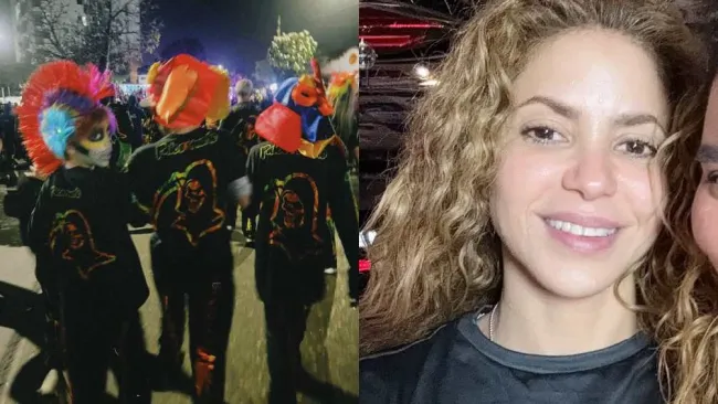 Shakira y sus hijos van de incógnitos al Carnaval de Barranquilla y nadie los reconoció 