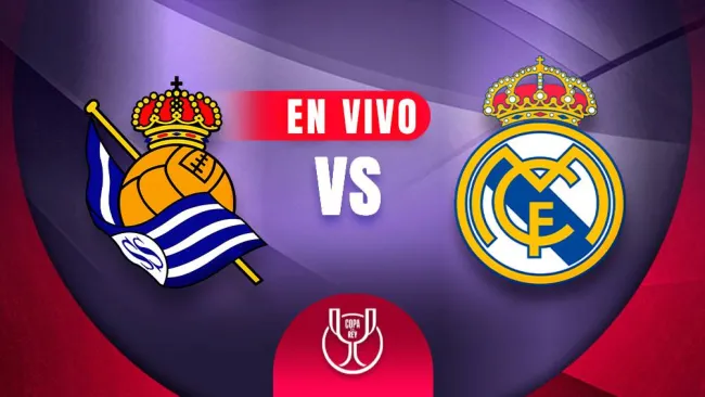 Real Sociedad vs Real Madrid EN VIVO Copa del Rey Semifinal Ida