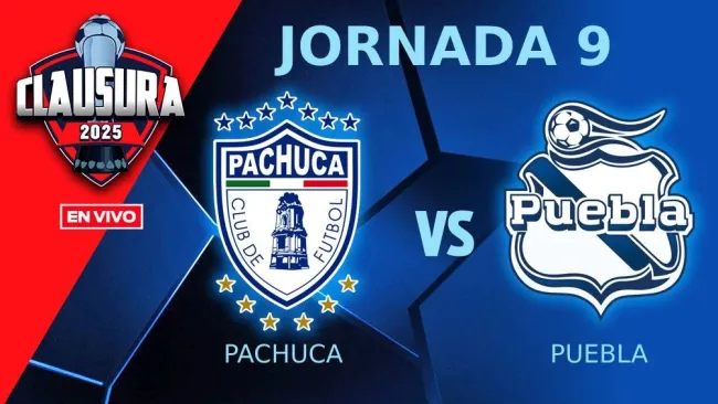 Pachuca vs Puebla EN VIVO Liga MX Clausura 2025 Jornada 9 