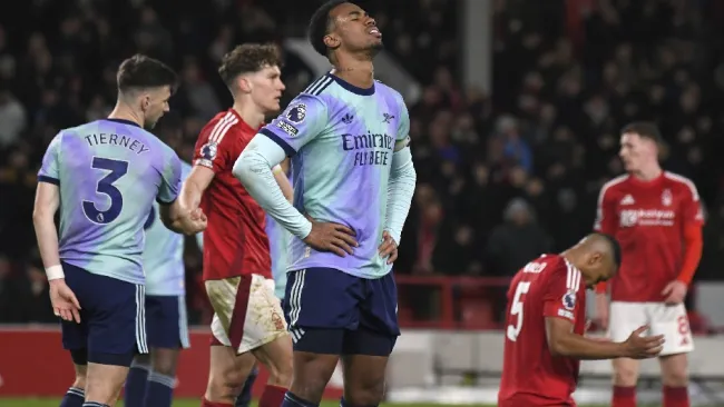 Arsenal empata con Nottingham Forest 