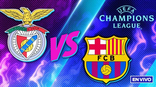 Benfica vs Barcelona EN VIVO UEFA Champions League Octavos de Final Ida 