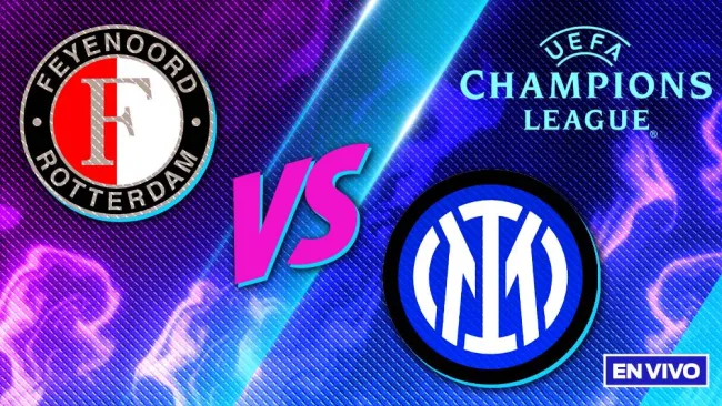Feyenoord vs Inter de Milan EN VIVO UEFA Champions League Octavos de Final Ida 