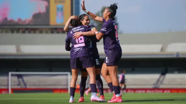 Pumas Femenil, de la mano de Nayely Bolaños, golea a Mazatlán en Ciudad Universitaria