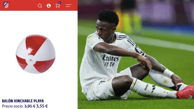 ¡Calientan el Derbi! Atlético de Madrid pone a la venta pelotas de playa previo al juego ante Real Madrid