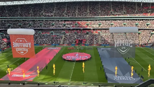 Sideman vs YouTube Allstars: Logan Paul, Mr Beast y Speed brillan en Wembley