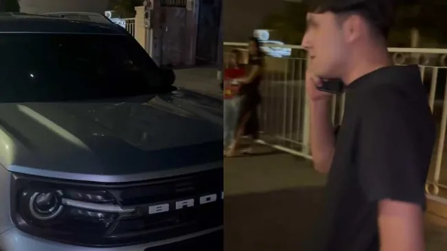 VIDEO: Cliente deja su camioneta en agencia para reparación; la encuentra cerca de bar manejada por menor