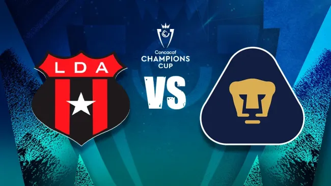 Pumas visita a Alajuelense en la vuelta de los Octavos de Final de la Concachampions