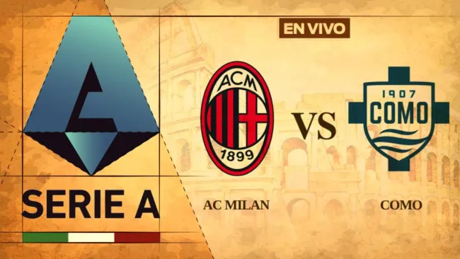 AC Milan vs Como 1907 EN VIVO Serie A Jornada 29